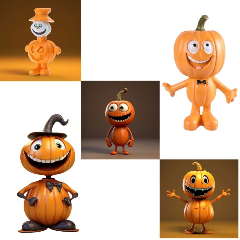 Kreativní Halloweenské Dýňové Dekorace Otevření Domu Dárky do Domu Dýňové Pryskyřičné Řemesla Halloweenská Díkůvzdání Párty