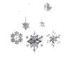 New Christmas Transparent Ice Crystal Snowflake Christmas Tree Decoration Supplies Christmas Atmosphere Christmas Tree Snowflake Pendant