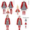 How The Grinch Stole Christmas Cindy Cosplay Costume For Girls With Soft Polyester Fabric For Holiday Performance