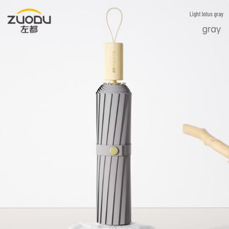 ZUODU 16-Rib Large Manual Folding Sun Umbrella
