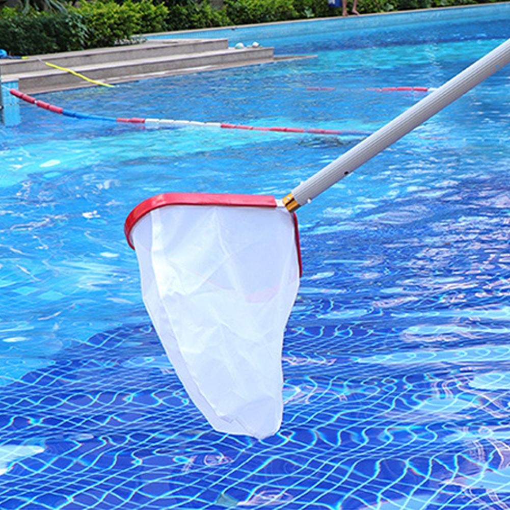 NEW Pool Landing Net Pool Skimmer Net with Aluminium Handle Fine Mesh Pool Net Pool Leaf Skimmer Net for Cleaning Swimming Pool