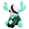 25cm Phighting Medkit Plush Toys Two-horned Cow Plush Toys Game Peripheral Figure Cattle Dolls Fans Birthday Gifts Toys for Kids