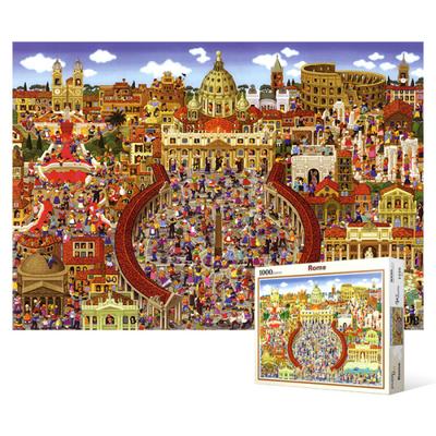 Puzzle da 1000 pezzi - Collezione Attrazioni di Roma, popolare puzzle coreano