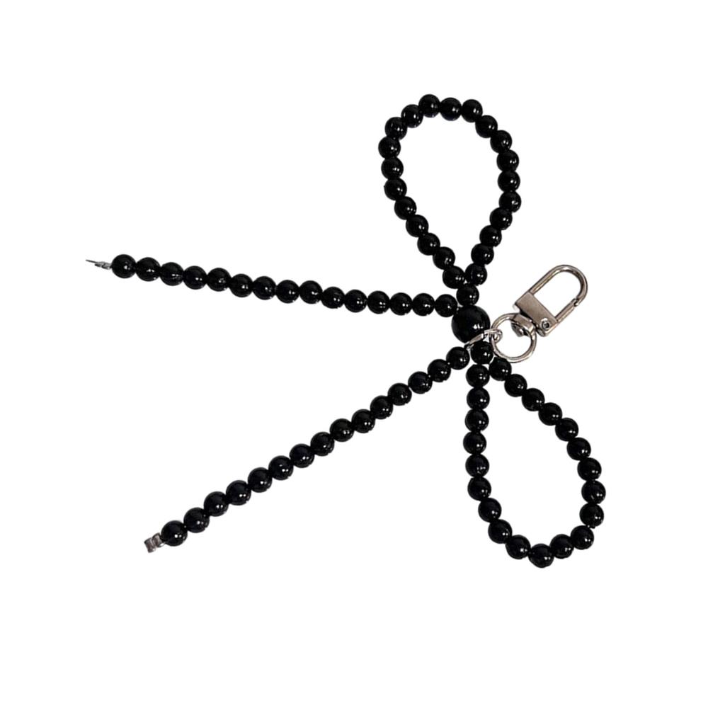 Handgemachter Schlüsselanhänger mit zarter Perlenverzierung Handy-Anhänger Schlüsselanhänger Taschenanhänger Perfekt für Handys und Geldbörsen