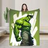 Retro Hulk Fleece Mesti pledas Pledai sofai Kelionei Super minkštas lovatiesė,
