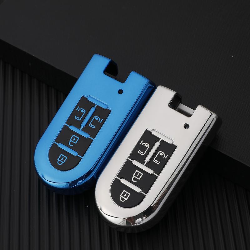 Weiche TPU Auto Fernbedienung Schlüsselhülle Abdeckung Schale Fob Für TOYOTA ROOMY TANK für DAIHATSU LA600S LA610S LA150S MOVE 2015 - 2019 Schutz