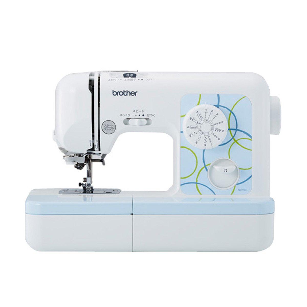 

Brother Industries Electronic Sewing Machine ELU58 Series Blue White N39-BC