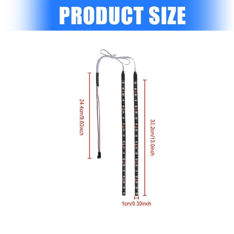 Electric Scooters Waterproofed Light Strips Night Safety Warning Light Strips for Electric Scooters Accessories