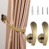 Retro Window Curtain Hooks Practical Clothes Hanger Metal Wall Hanger  Sundries Organizer
