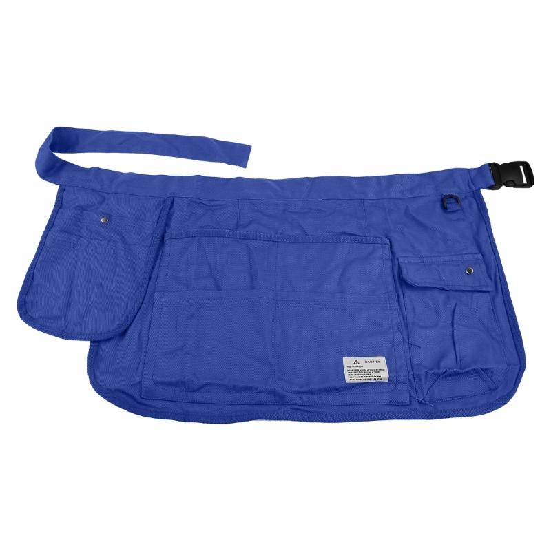 Garden Apron Canvas Work Apron with Pocket Adjustable Tool Apron for Home Garden