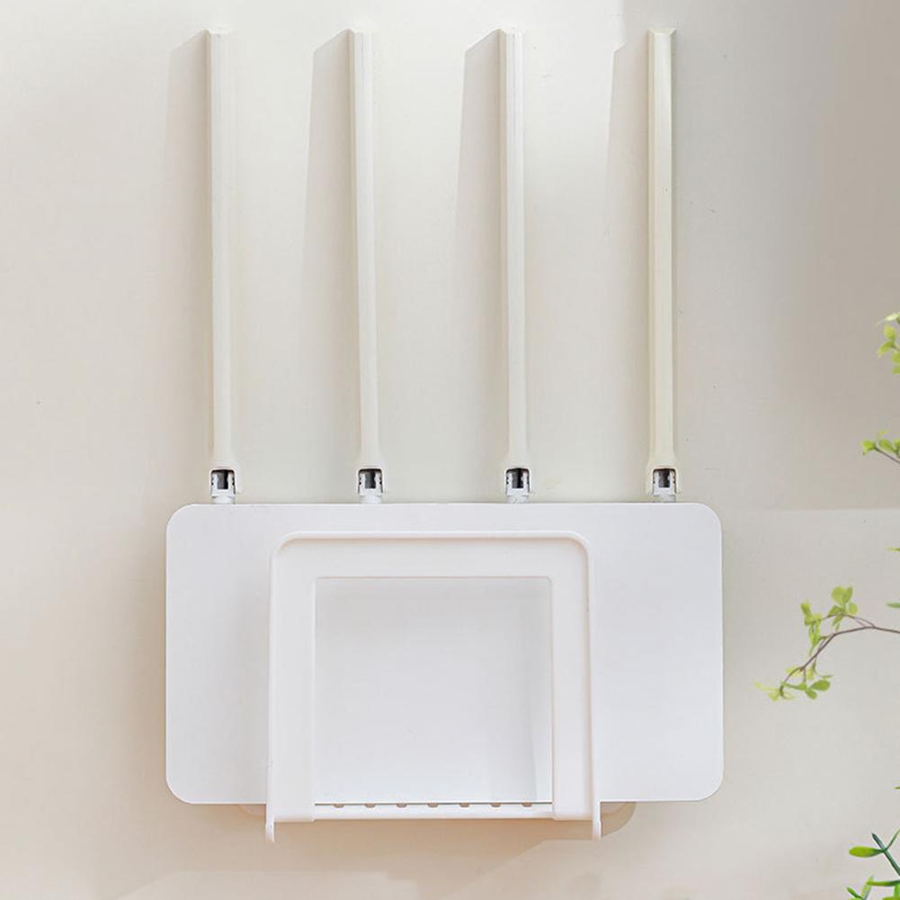 Non-Marking Hooks Floating Shelf Router Shelf Wall Mounted Rack