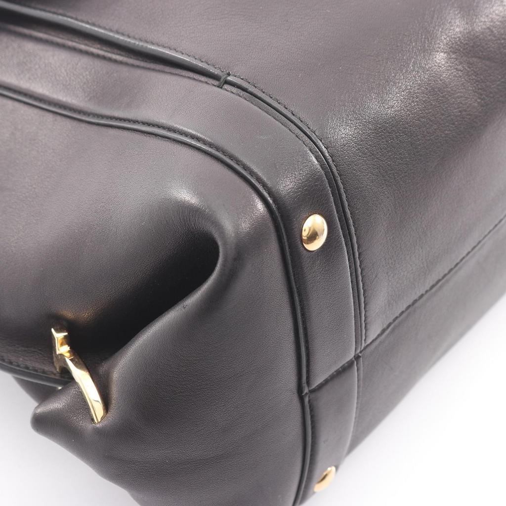 Used Salvatore Ferragamo Sophia Gancini 2WAY Handbag 21 G395 leather Black Used Women