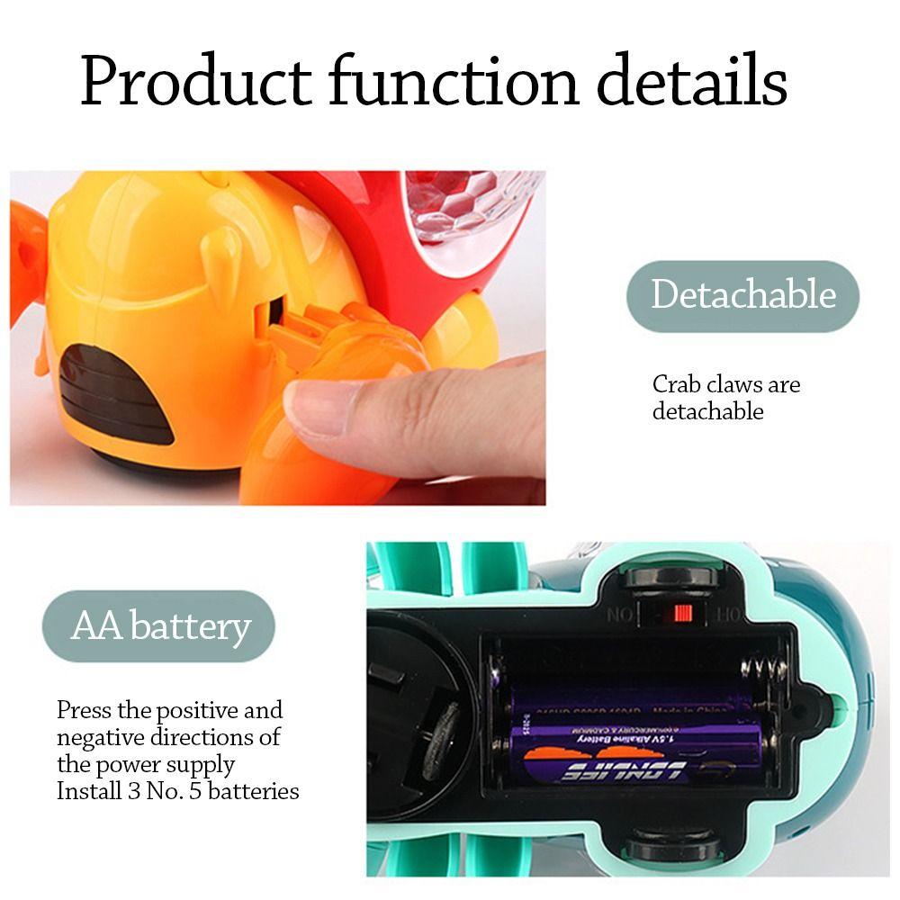 Interactive Musical Light Toy Snail Baby Dancing Toy Cartoon Walking Toy