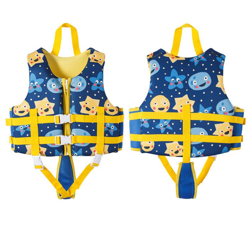 Childrens Floatation Vest With Adjustable Buoyancy For Swimming And Safety
