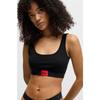 Hugo Womens/Ladies Red Label Logo Bralette
