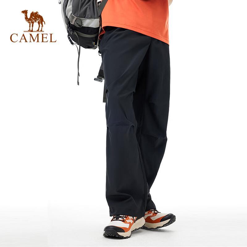 Camel Outdoor Quick-Dry Straight-Leg Cargo Pants