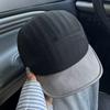 Contrasting color quick-drying baseball caps, men's and women's summer outdoor shading, breathable peaked caps, sun protection, flat-brimmed hats sho