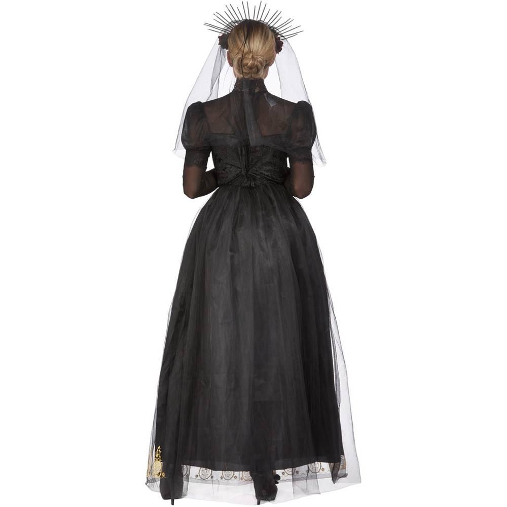 Smiffys Womens/Ladies Deluxe Bride Sacred Heart Day Of The Dead Costume