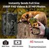 Suntekcam 4g 4k Hd1080p Night Vision Trap Game 120 Degree Hunting Trail Cam Ftp Smtp Mms  Wireless Cellular Wildlife Camera Cam