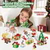 2024 Christmas Advent Calendar with Building Pretend Play Christmas Gift for Boys and Christmas Ages 6 and Up Blocks, Kids' Toy, 24-Day Countdown,