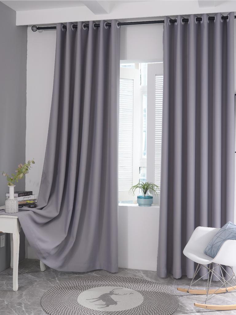 1 Stück 90 % Verdunkelungsvorhänge mit Ösen für Schlafzimmer und Wohnzimmer mit hoher Lichtblockierungswirkung und hohem Schattierungsvorhang