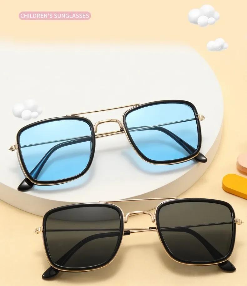 Children Sunglasses For Boys And Girls Iron Man Glasses Tony Stark Sun Glasses Fashion Baby Glasses Kids Eyewear