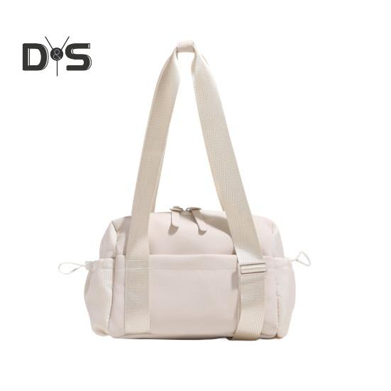 

Водонепроницаемая спортивная сумка-тоут с регулируемым ремешком, мини-дорожная дорожная сумка с отделением для мокрых вещей для занятий йогой, плаванием бежевый