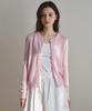 Wednesdayoasisforwomen Momo Hairy Round Cardigan_Soft Pink(Wc26Kn40)