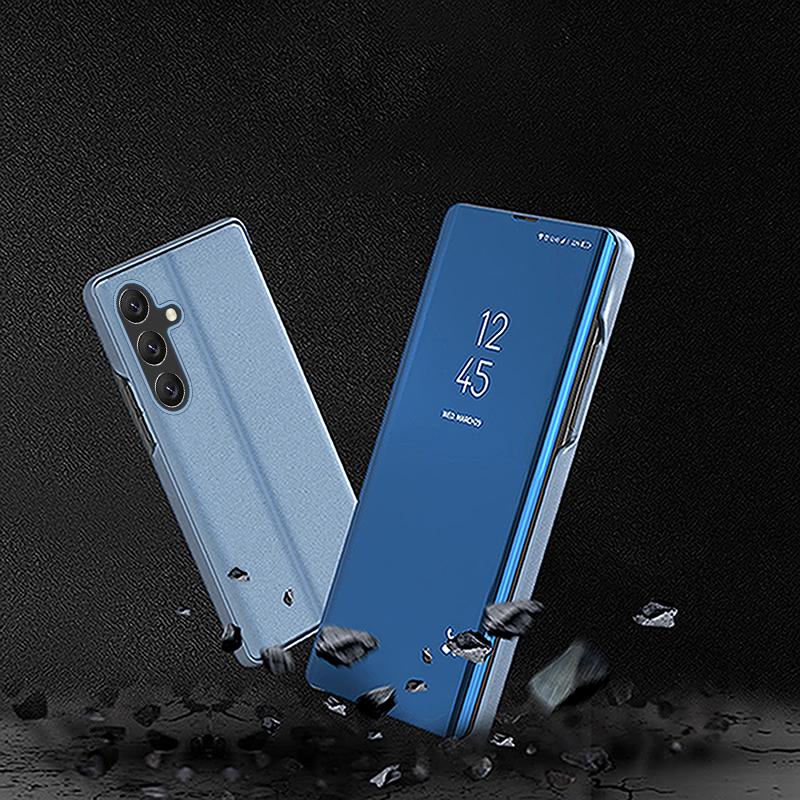 Bright Candy Mirror Front+Back Case For Samsung Galaxy S26 S25 Edge S24 S23 S22 Plus Ultra FE Stand 360° Protective Cover