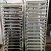 Commercial Multi-Layer Stainless Steel Baking Trolley with Enclosed Bread Rack and Aluminum Alloy Trays