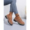 Low-top Single Shoe Women's 2025 Autumn New Muffin Thick-heeled British Loafers