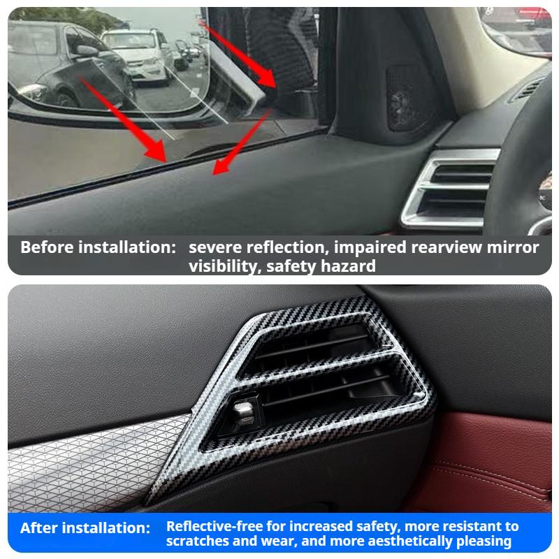 For BMW 3 Series G20 2025+ ABS Carbon Fiber Center Control Dashboard Air Vent Cover Interior accessories