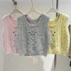 Spring and Autumn Korean Version Women's Loose Sweater Vest Round Neck Sleeveless Knitted Vest Women's Vest