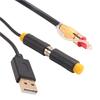 ABUO-2X Digital To Analog Audio Conversion Cable, Digital SPDIF/Optical & Coaxial To Analog L/R RCA Audio Cable For /PS5