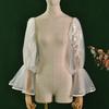 Elegant Lace Embroidery Flower Bridal Arm Sleeves Comfortable Mesh Decorative Sleeves For Wedding Ceremony PhotoShoots