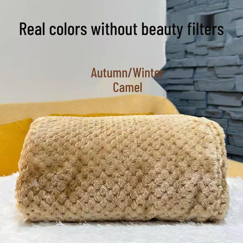 Verdickte Korallenfleece Haustierdecke - Schlafunterlage für Hunde & Katzen