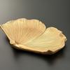 Gold Decorative Tray for Home Decors Leaf Shape Key Tray Entryway Decors Leave Jewelry Organizers Trinket Dish