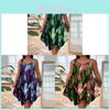 Geometric Pattern Sleeveless Dress With Gradient Colors For Casual Spring Summer Womens Fashion