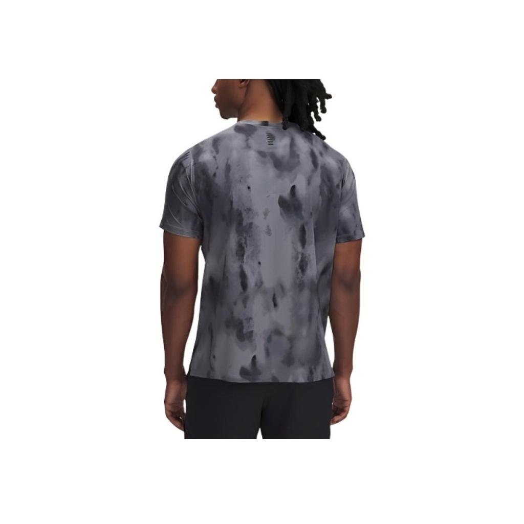 Under Armour Launch Elite Cool Series Running Short Sleeve Breathable T-Shirt Men Tops Titan-Gray 1389804-024