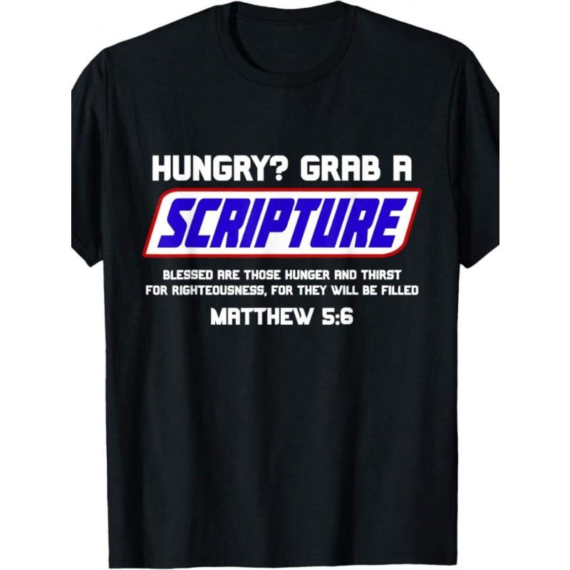 

European size Funny Scripture Gifts Bible Verse Famous Scriptures Quote T-Shirt, Couple Clothing, 2026 Family T-Shirt 4XL чорний