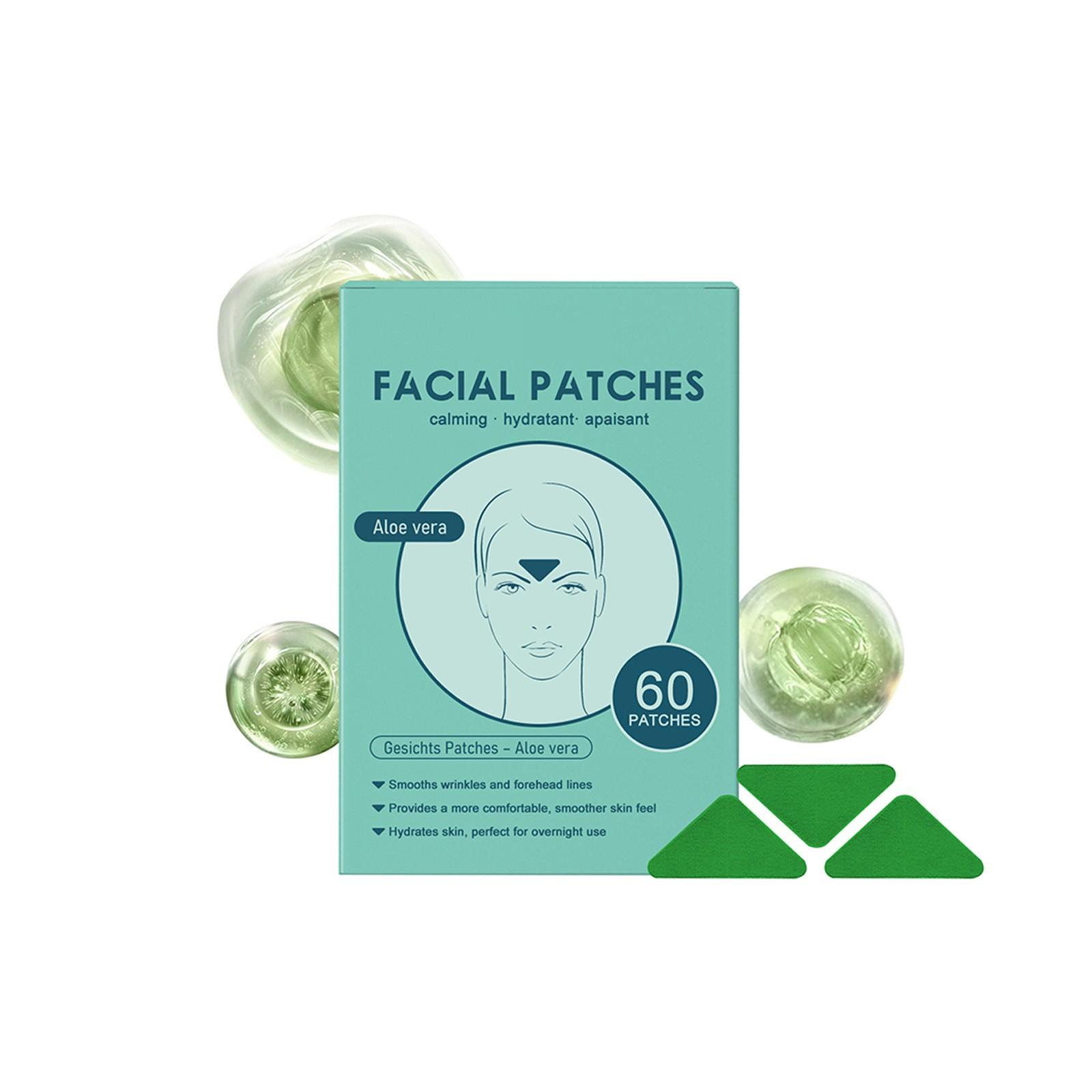 

Facial Patches With Hyaluronic Wrinkle Plasters 60 PATCHES One Size зелений