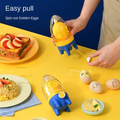 Egg Ripper Manual Gold Egg Shaker Egg Mixer Egg Spinner Kernel Homogenizer Egg Ripper