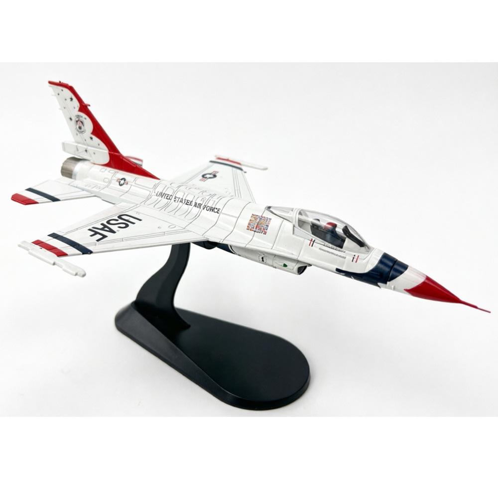 1/72 Scale US F-16C Thunderbirds Aerobatic Team Alloy Model Ornament