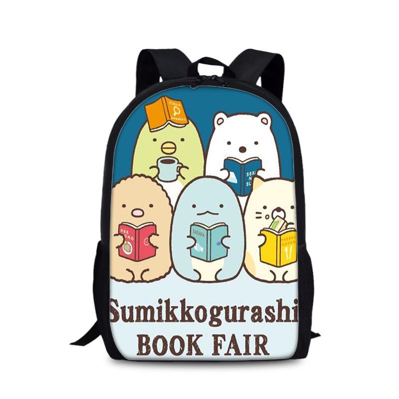 Sumikkogurashi Backpack For Kids With Durable Nylon Material And Spacious 20l Capacity For Daily Use 1