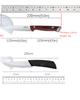 WXCOO Professional Kitchen Knife Fruit Peeling Chef's Knife Meat Cleaver Fruit Slicing Stainless Steel Fruit Knife Wooden Handle