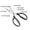 Acciaio Inossidabile Verdure Osso Barbecue Clip Domestico Multi Forbici da Cucina con Apribottiglie Schiaccianoci Squama Pesce