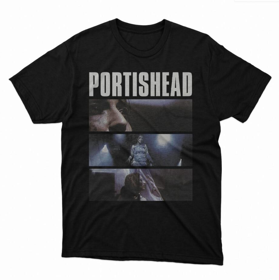 Футболка Portishead 90-х Черная с коротким рукавом Все размеры от S до 5XL Унисекс футболка XXL