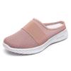 Shoes Women's half-care women's outer slippers fly-woven breathable casual shoes one-pedal single shoes