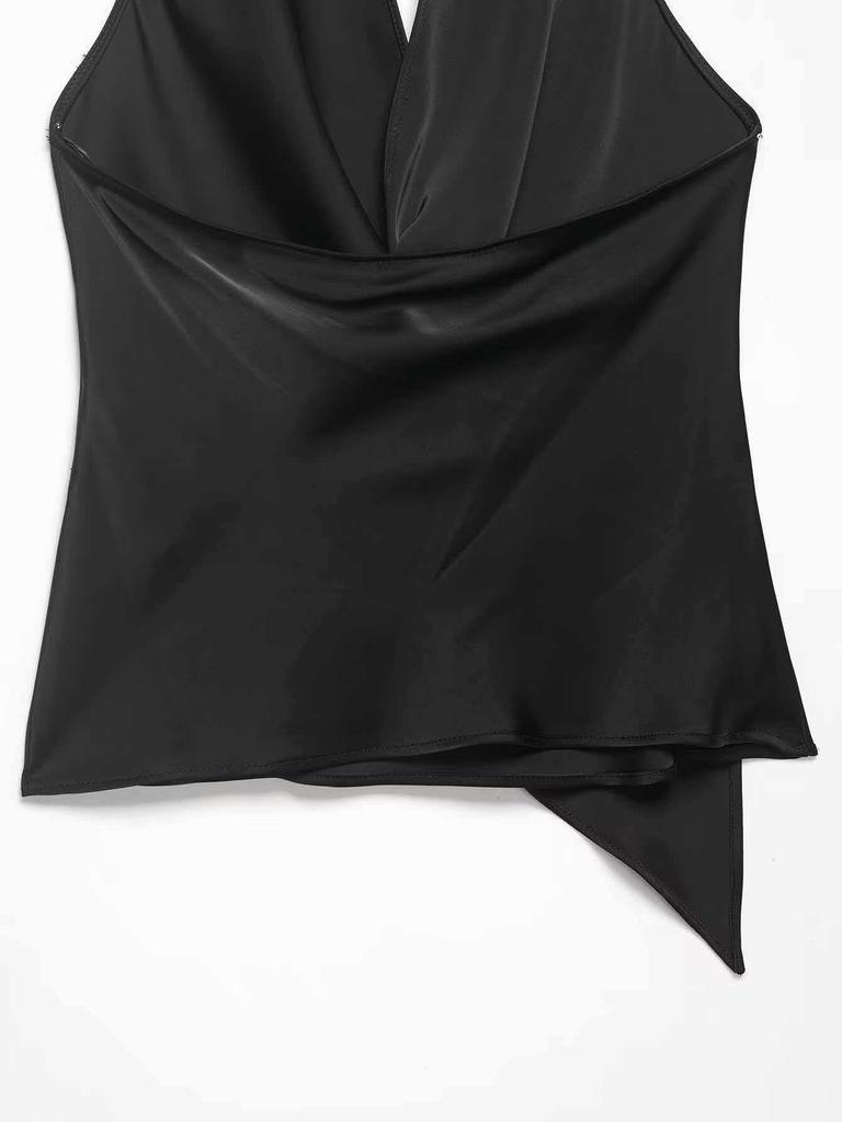 Women's Summer Sexy V-Neck Irregular Sleeveless Vest