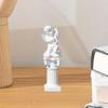 Cherub Statue Mini Greek Column Little Angel Figurine Artwork Small Roman Pillar for Room Bedroom